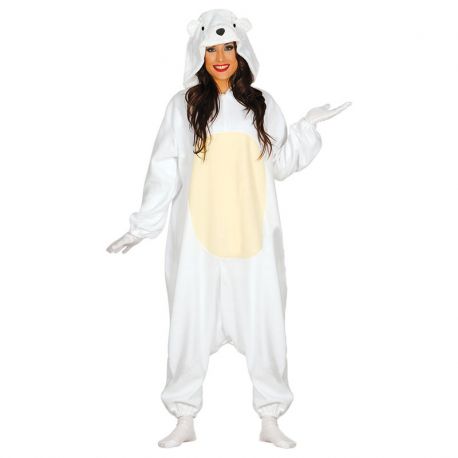 Costume da Orso Polare per Adulto Affettuoso