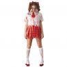 Acquista Costume da Scolaretta Zombie per Donna con Cravatta