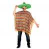 Costume Messicano con Poncho Colorato