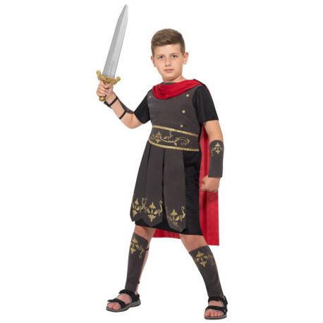 Costume da Soldato Romano con Mantello per Bambino