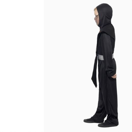 Costume Ninja Per Bambini – Tuta Con Cerniera E Maschera, Colori Rosso, Verde, Blu, Giallo, Ideale Per Carnevale E Halloween - 5