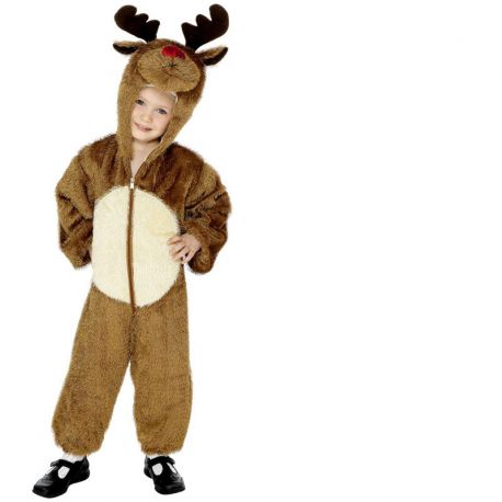 Costume Da Renna Pelosa Per Bambini Online