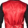 Gilet con Paillettes Rosso