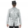 Giacca con Paillettes Argento per Uomo