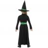 Costume da Strega Nero e Verde per Bambina Online