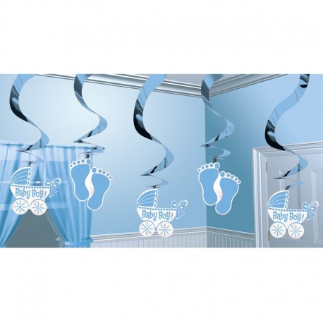 5 Decorazioni Appese Baby Boy