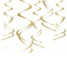 5 Stelle Filanti Appese Metallizzate