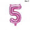 Palloncino Numero 5 Foil 35 cm