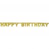Ghirlanda Happy Birthday Metalizzata