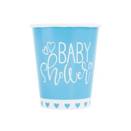 8 Bicchieri Baby Shower Bambino 266 ml