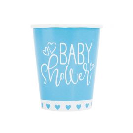 8 Vasos Baby Shower Niño 266 ml