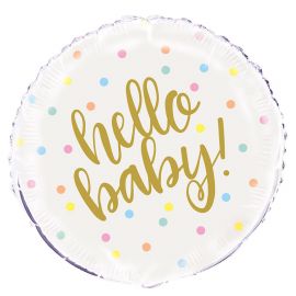 Palloncino Hello Baby Foil 46 cm