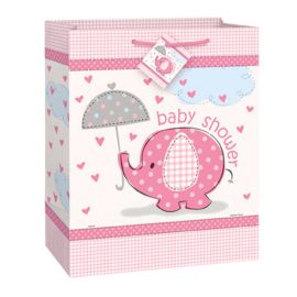 Borsa Baby Shower Elefante Bambina