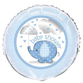 Palloncino Baby Shower Elefante Bambino Foil 46 cm Palloncino Baby Shower Elefante Bambino Foil 46 cm