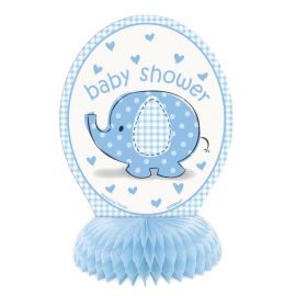 4 Mini Centrotavola Baby Shower Elefante Bambino