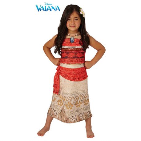 Costume Oceania di Vaiana con Collana Bambina