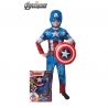 Costume di Capitan America con Scudo per Bambino