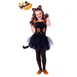 Costume da Gattina Nera per Bimba