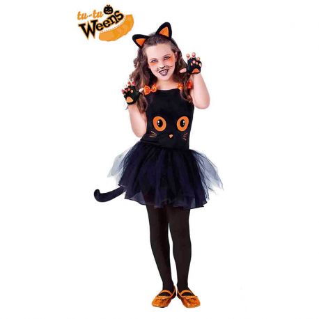 Costume da Gattina Nera per Bimba