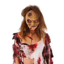 Máscara Zombie Media Cara Halloween