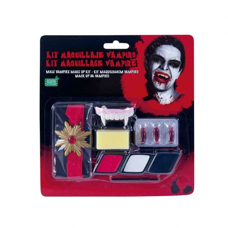 Kit de Mauqillaje para Vampiro Halloween