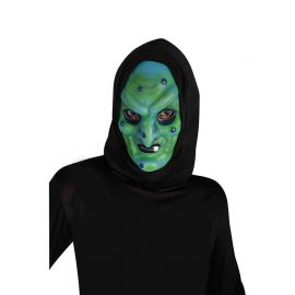 Maschera da Strega Incappucciata Verde Shop Maschera da Strega Incappucciata Verde Shop
