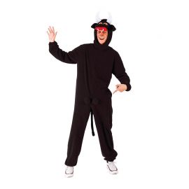 Costume Kigurumi Toro Nero per Adulti