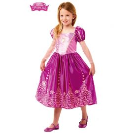 Costume da Rapunzel con Decorazioni Bambina