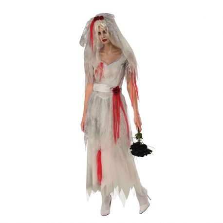 Vestito da Sposa Fantasma per Donna Costume da Sposa Fantasma Nero