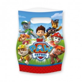 6 Sacchetti Paw Patrol con Manici Economici