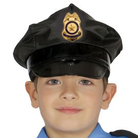 Cappello Polizia di Raso per Bambino