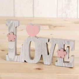 Decorazioni in Legno Love 20 cm