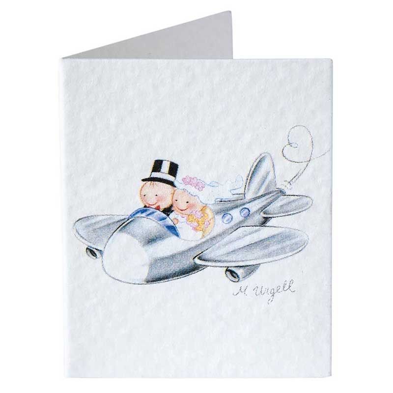 100 Biglietti A Libretto Con Sposi In Aereo