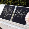 Libro delle Firme con Guest Book Dorato