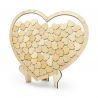 Guestbook a Forma di Cuore in Legno