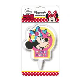 Candela Compleanno Minnie 7,5 cm 2D