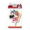 Candela Compleanno Minnie 7,5 cm 2D Stock