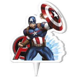 Candele Capitán América 7,5 cm 2D