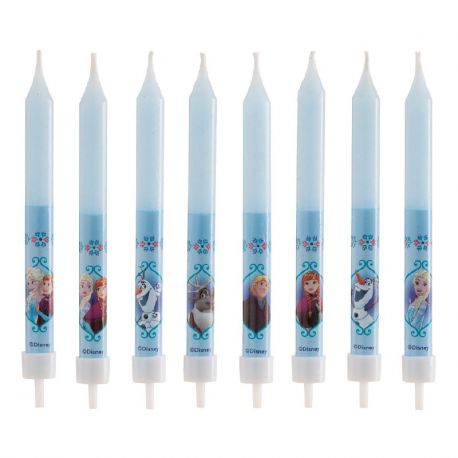 8 Candele Forma Stuzzicadenti Frozen 9 cm Offerta