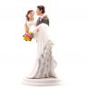 Statuetta Sposo con Sposa in Braccio 20 cm