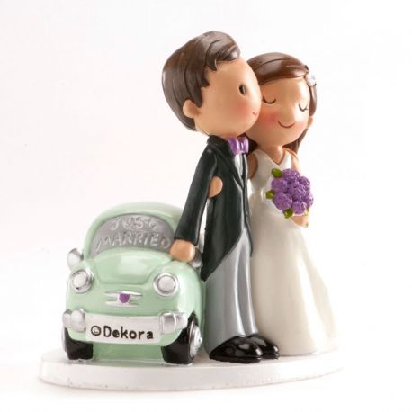 Statuetta Sposi Just Married 12 cm