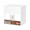 Placca 25 Anniversario in Metallo Argentato 20 x 16 cm