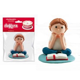 Bambino che Legge 8 cm