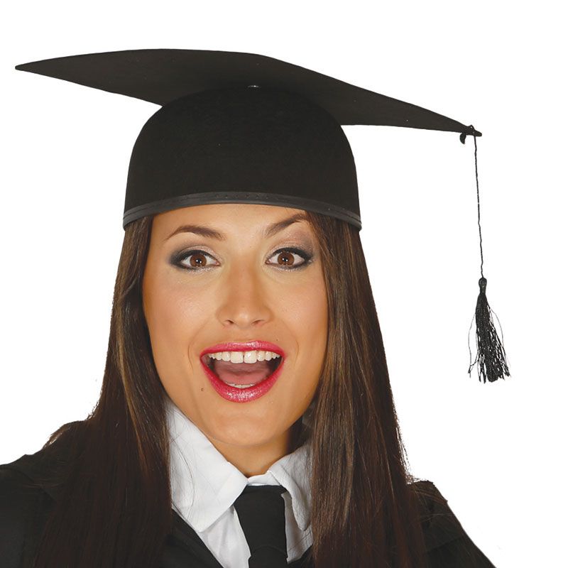 Cappello di Laurea Nero per Adulti