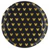 8 Piatti Mickey Gold 20 cm