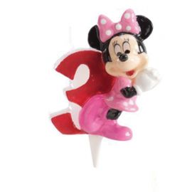 Candelina Nº 3 Minnie Mouse 6,5 cm Economica