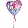 Palloncino My Little Pony a Forma di Cuore Foil