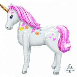 Palloncino AirWalker Unicorno Magico 106 cm x 116 cm