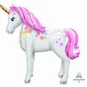 Palloncino AirWalker Unicorno Magico 106 cm x 116 cm