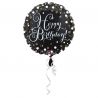 Palloncino Happy Birthday Elegante Oro Foil